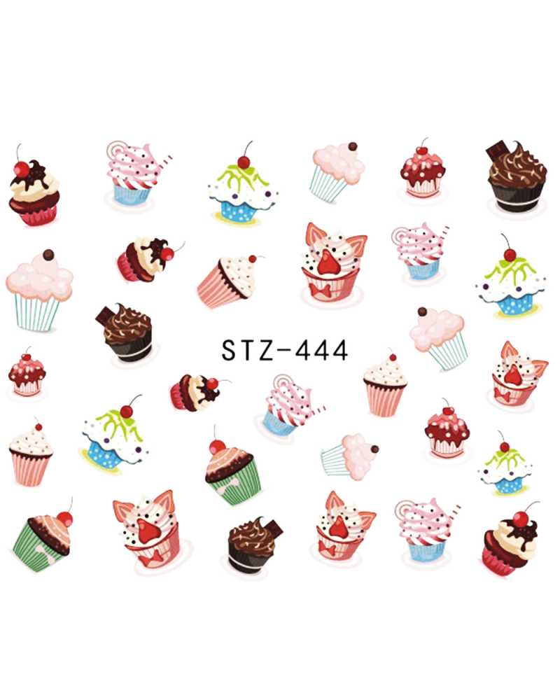 Fruit Cake Nail Stickers