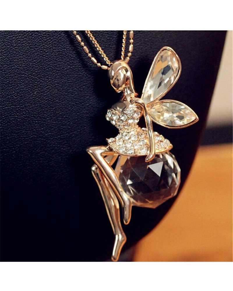 Women Fairy Rhinestone Party Pendant