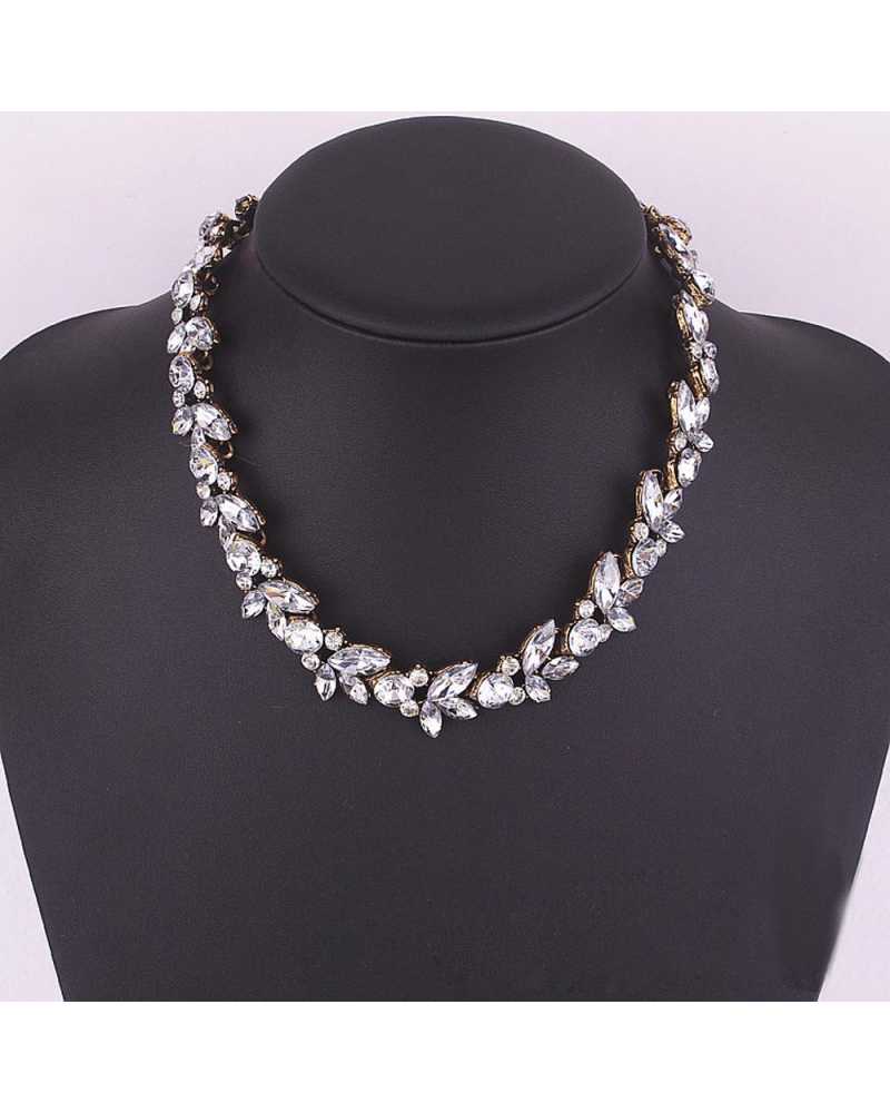 Luxury Crystal Flower Necklace