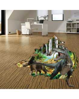 3D Dinosaur Wall and Floor Stickers 