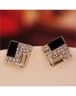 Black and White Sizzling Lovely Earrings