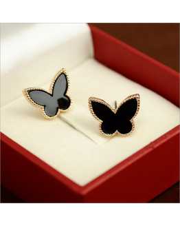 Black and White Butterfly Lovely Earrings