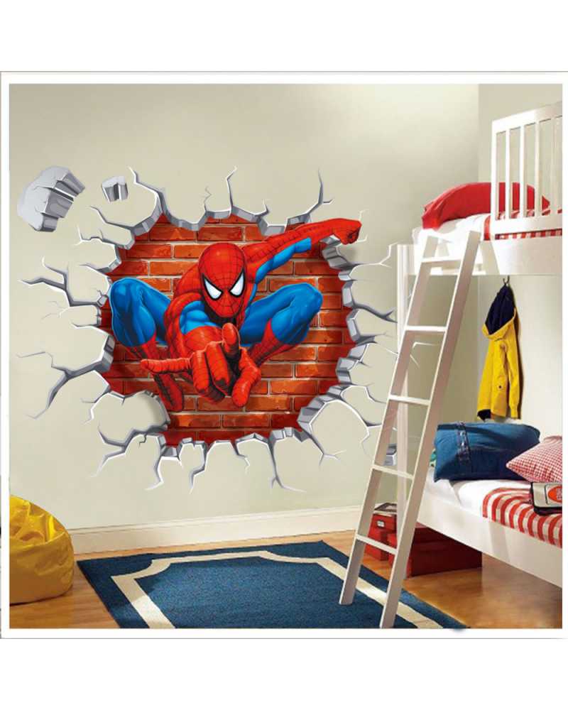 3D Spider Man Wall Sticker