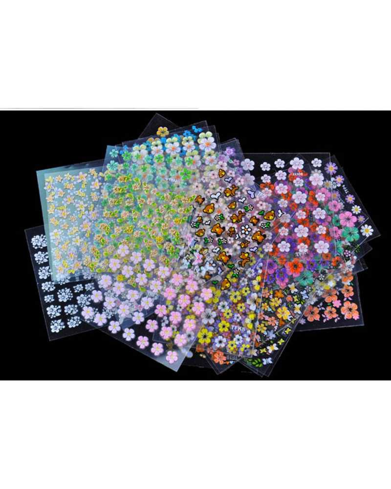 Mixed Design Nail Stickers