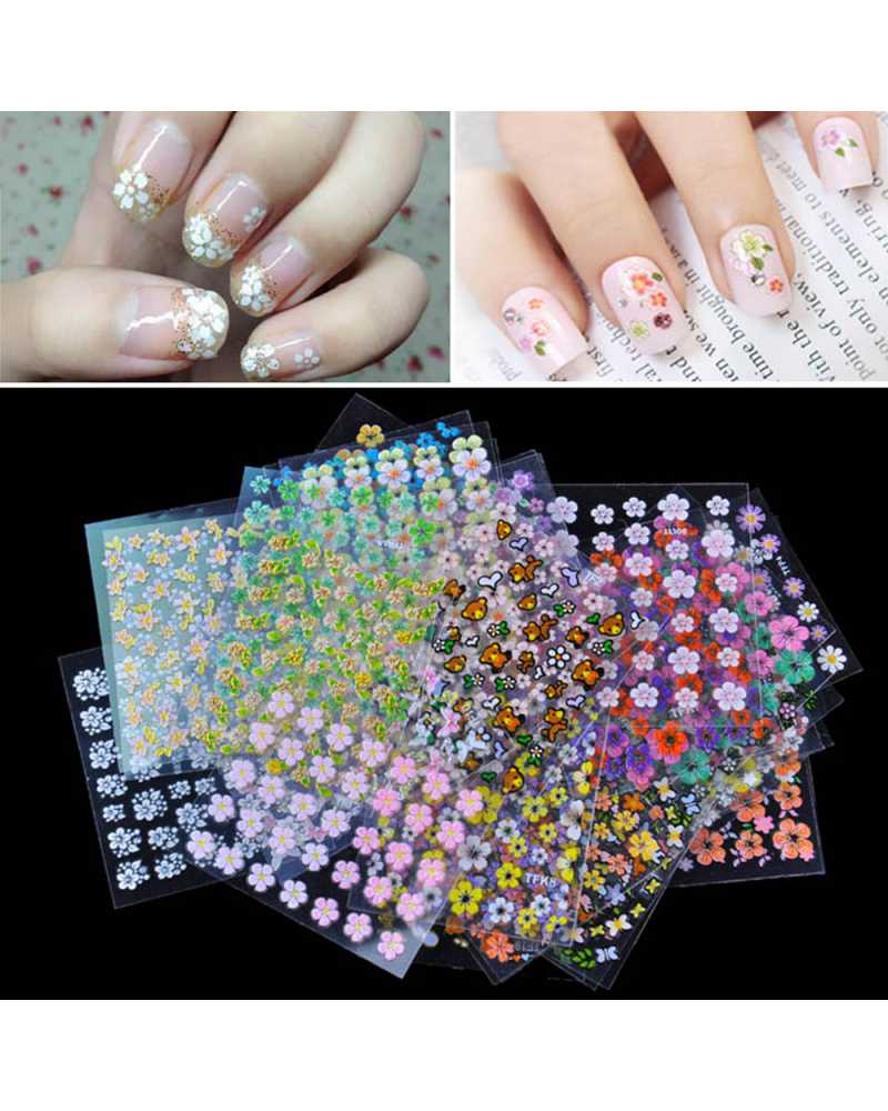 Mixed Design Nail Stickers