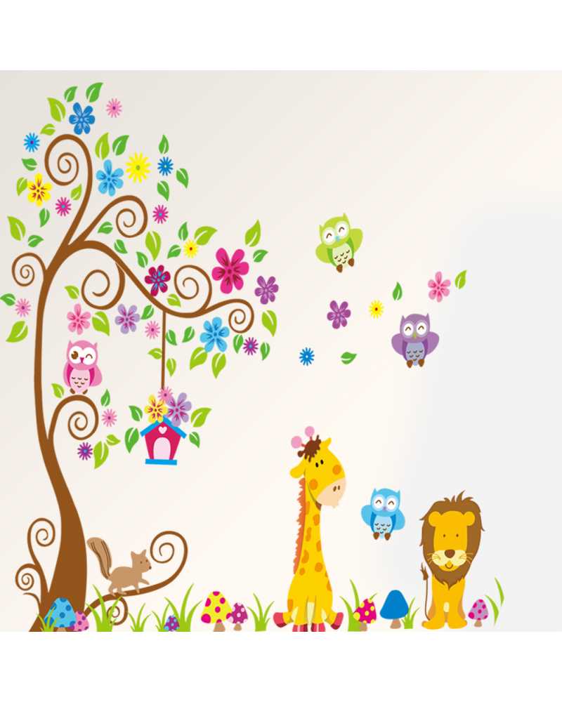 Jungle Theme Kids Wallpaper