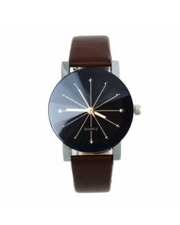 Classy Leather Strap Women Watch