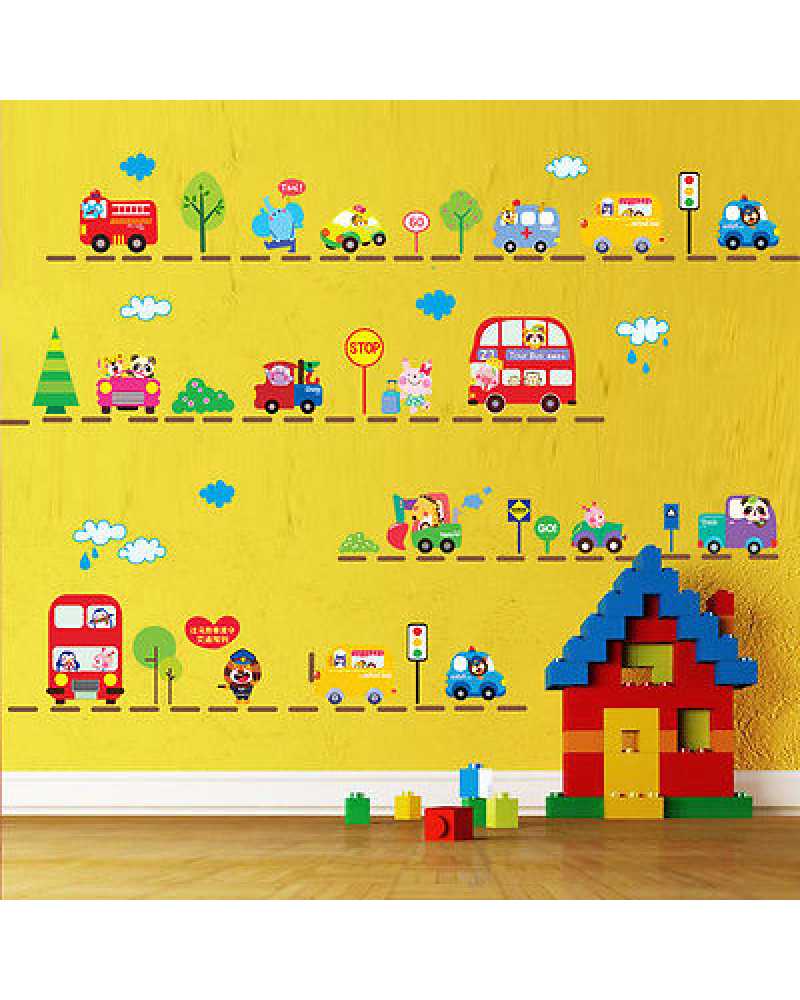 Vehicle Theme Wall Sticker