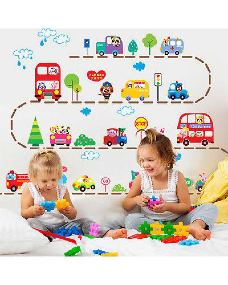 Vehicle Theme Wall Sticker