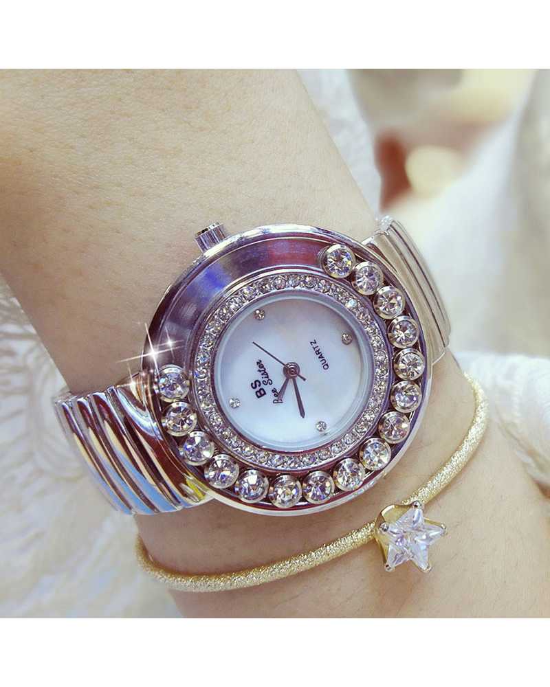 Big Diamond Unique Ladies Watch