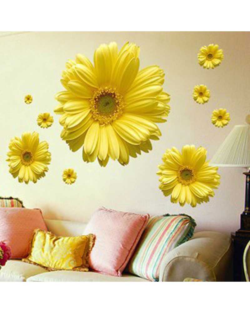 3D Daisy Wall Sticker