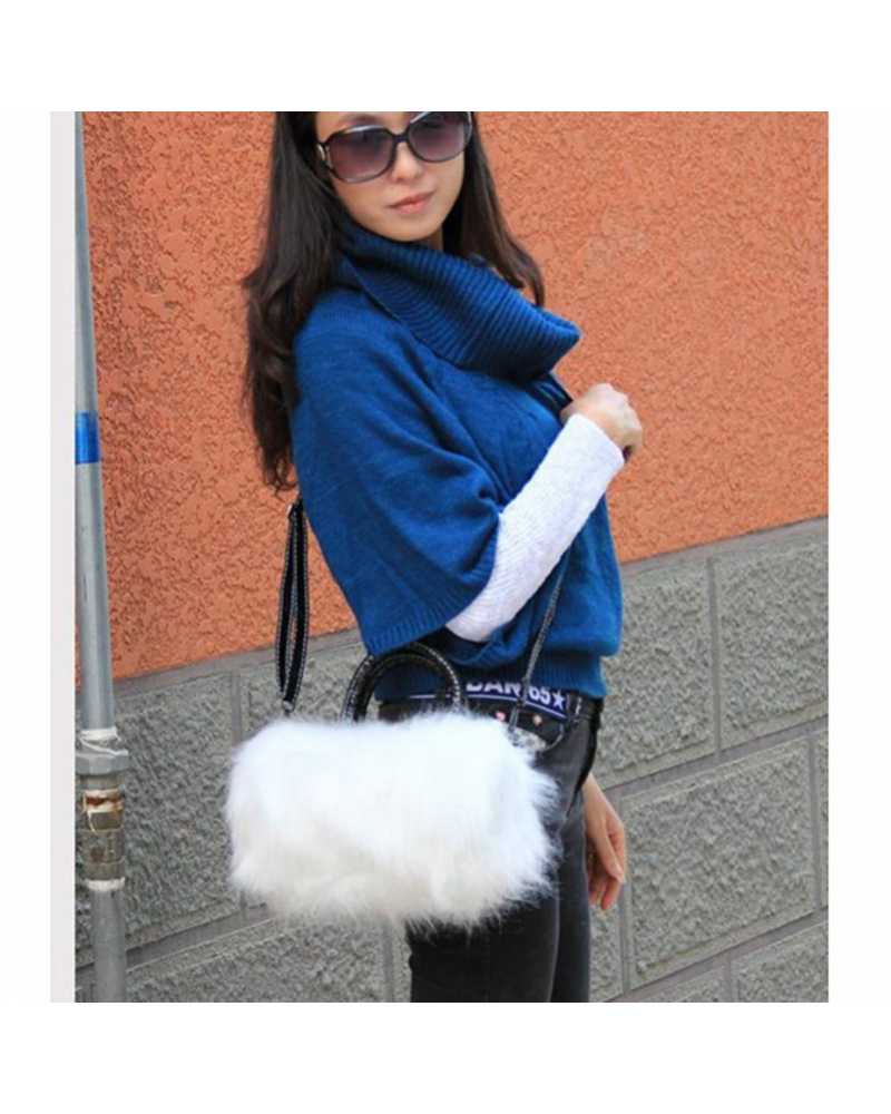 Fur Trendy Winter Women Mini / Cross Body Bag