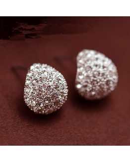 Crescent Crystal Lovely Earrings