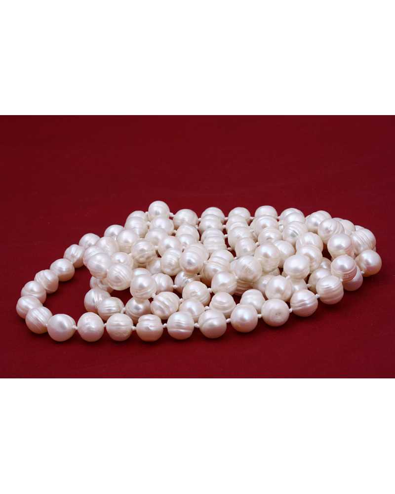 Long Fresh Water Pearl Necklace