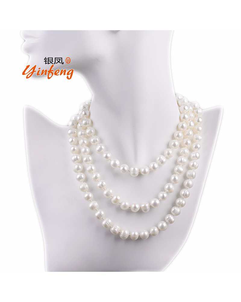 Long Fresh Water Pearl Necklace