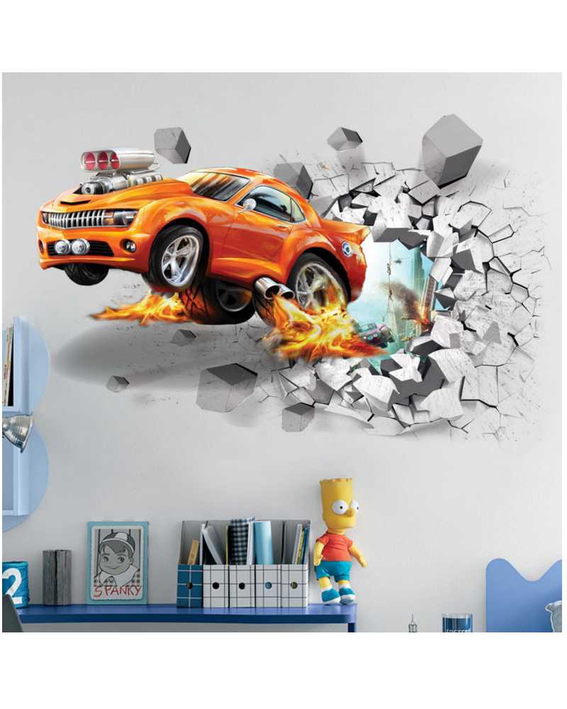  3D Car Wall Stickers