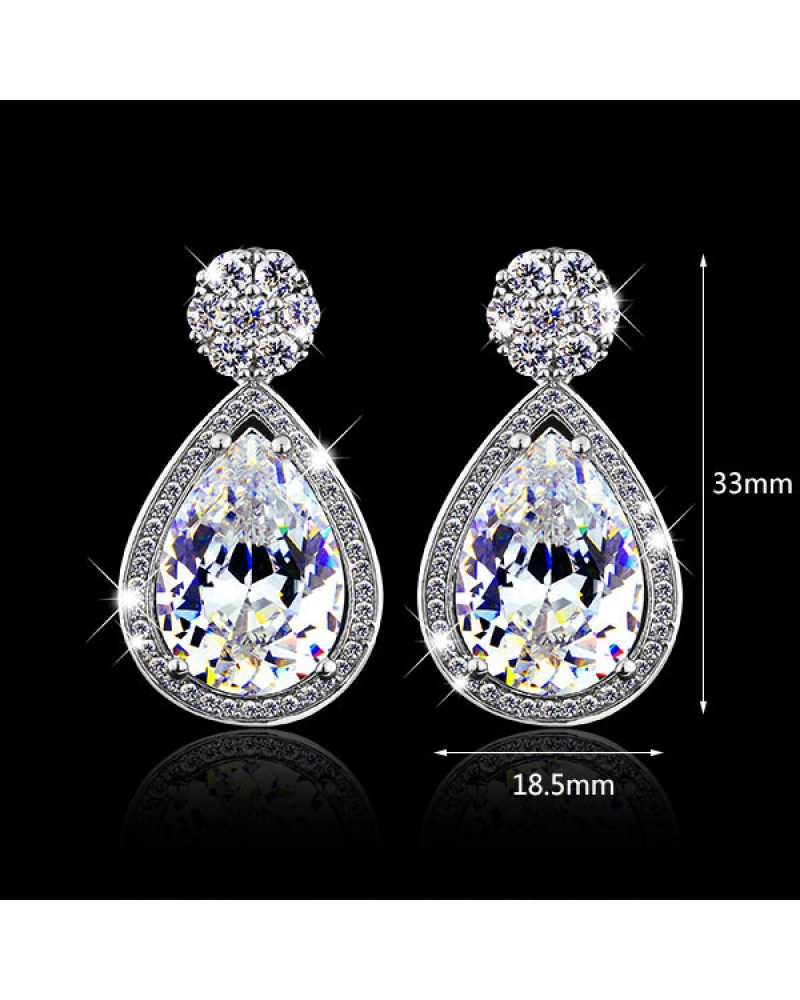 Hot Looking Crystal Drop Exotic Earrings