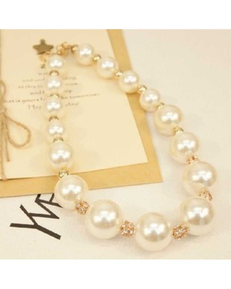Big Pearl Trendy Necklace