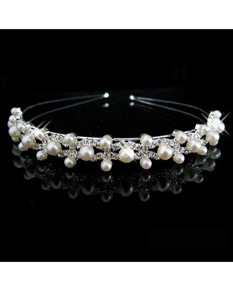 Shiny Crystal Pearl Headband