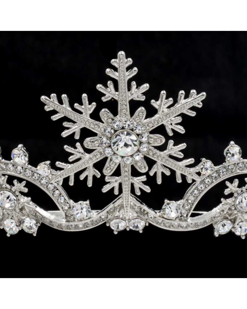 Austrian Crystal Snowflake Tiara / Crown