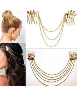 Metal Chain Comb Hairclip