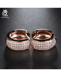 Hot Circle Crystal Lovely Earrings