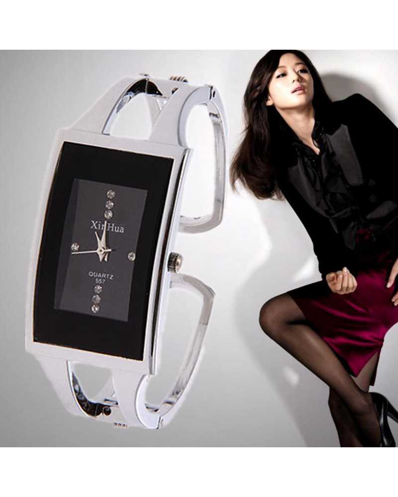 Luxury Crystal Bracelet Type Women Wrist watch