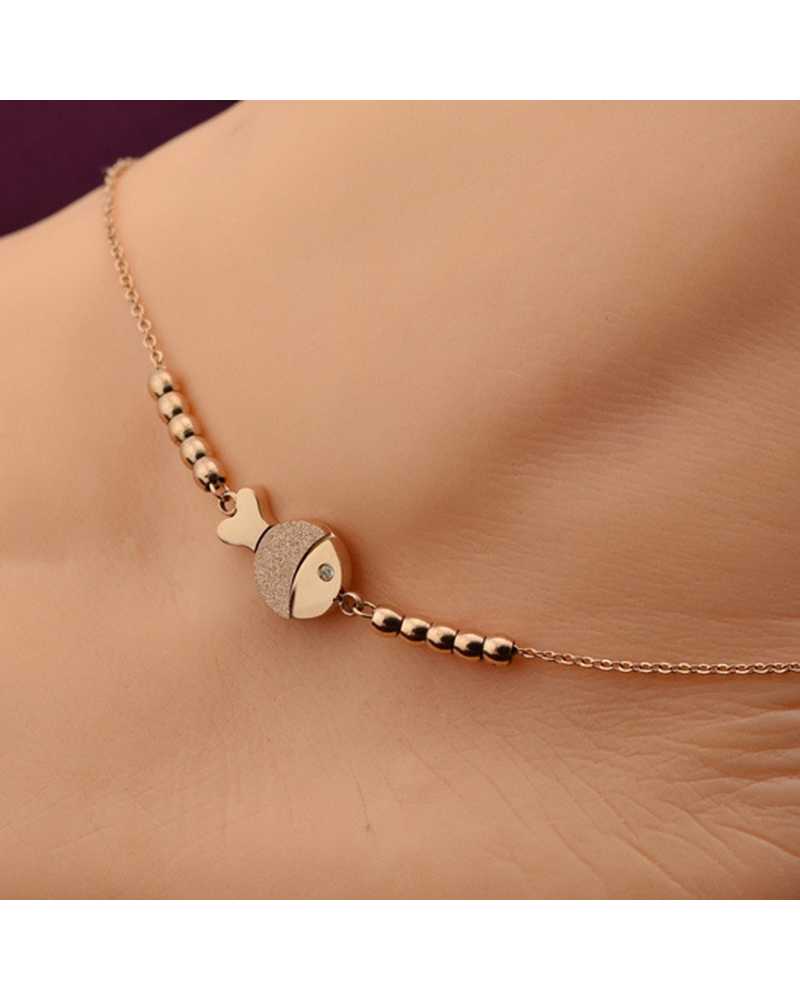 Fish Gold Anklet