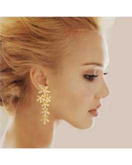 Snowflake Long Exotic Earrings