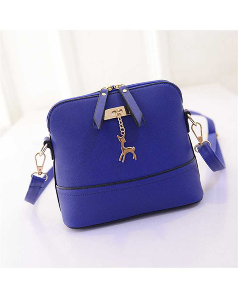 Women shoulder bags messenger bag women leather small shoulder bag famous brand cross body bag Deer Spliced Collision color
