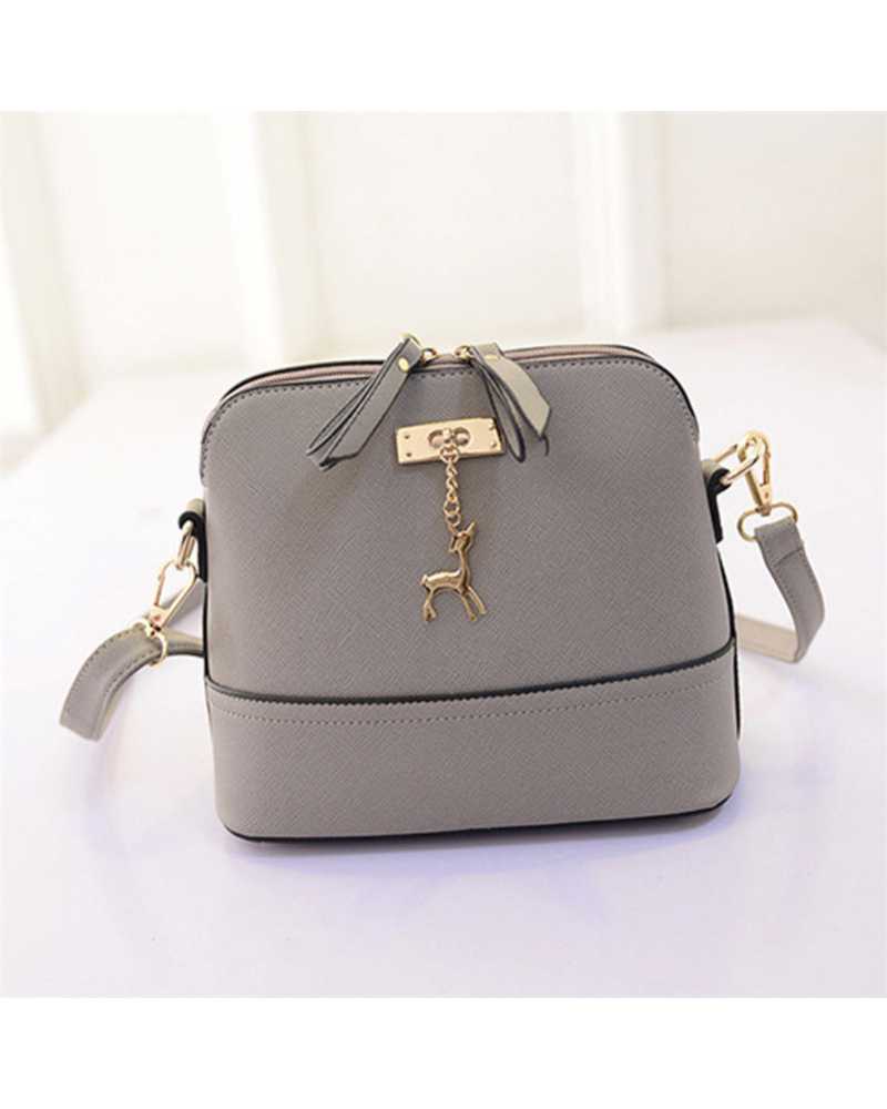 Women shoulder bags messenger bag women leather small shoulder bag famous brand cross body bag Deer Spliced Collision color
