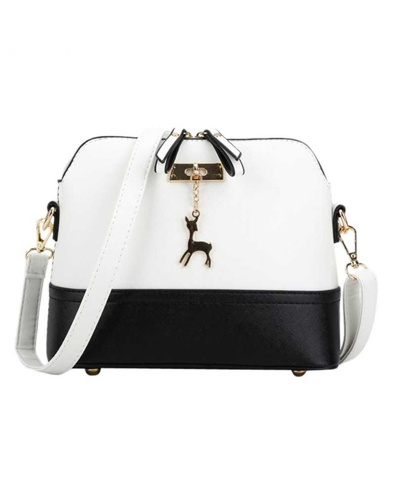 Women shoulder bags messenger bag women leather small shoulder bag famous brand cross body bag Deer Spliced Collision color