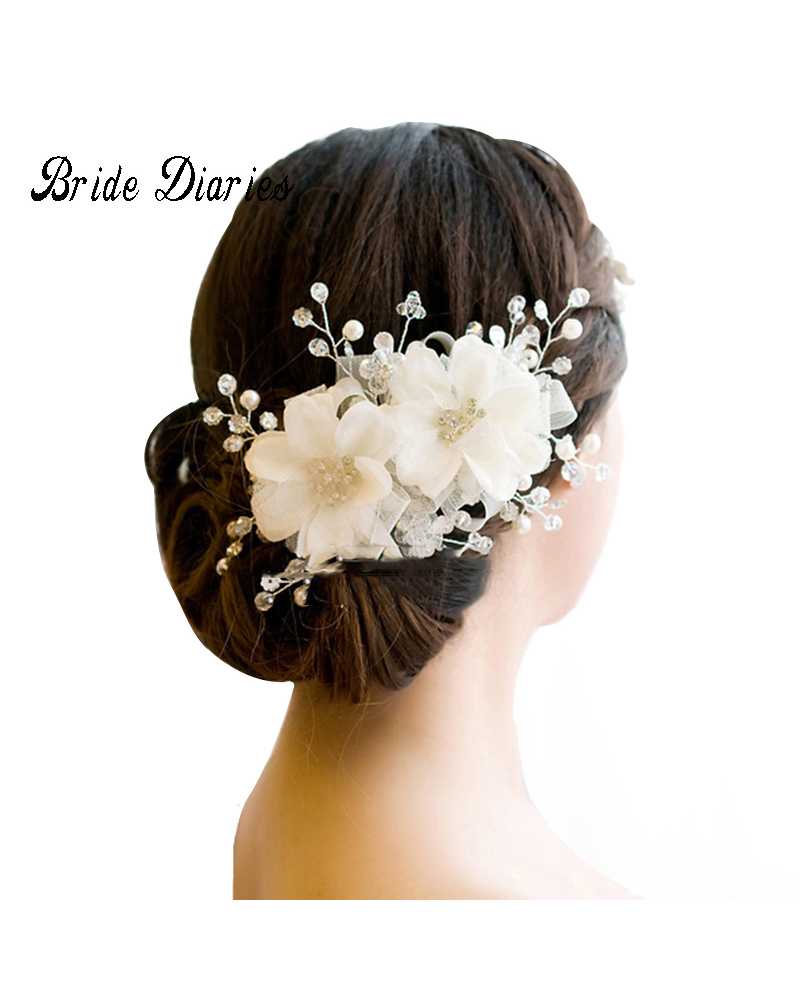 Floral Lace flower comb Hair Clip
