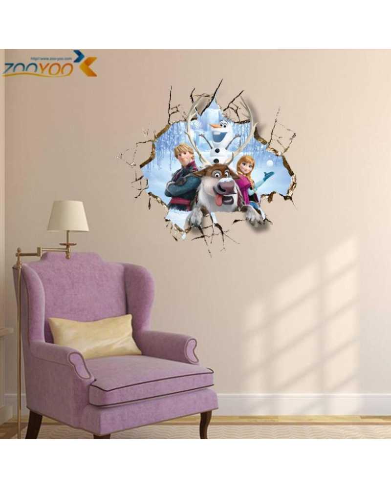 3D Frozen Wall Sticker