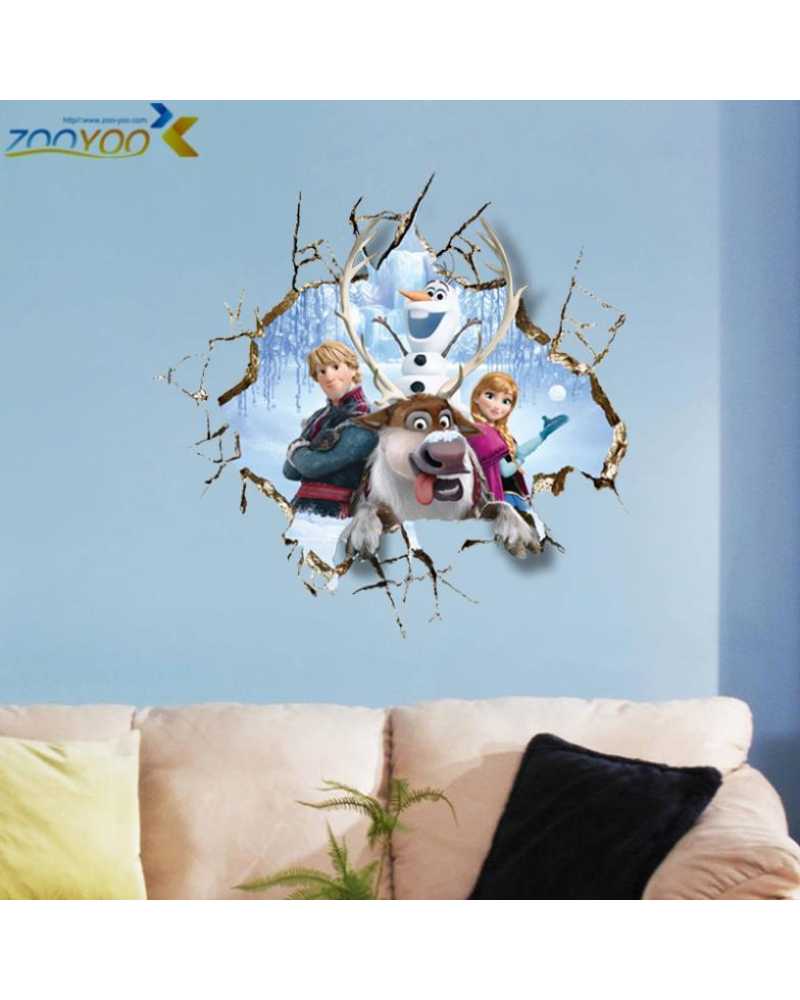 3D Frozen Wall Sticker