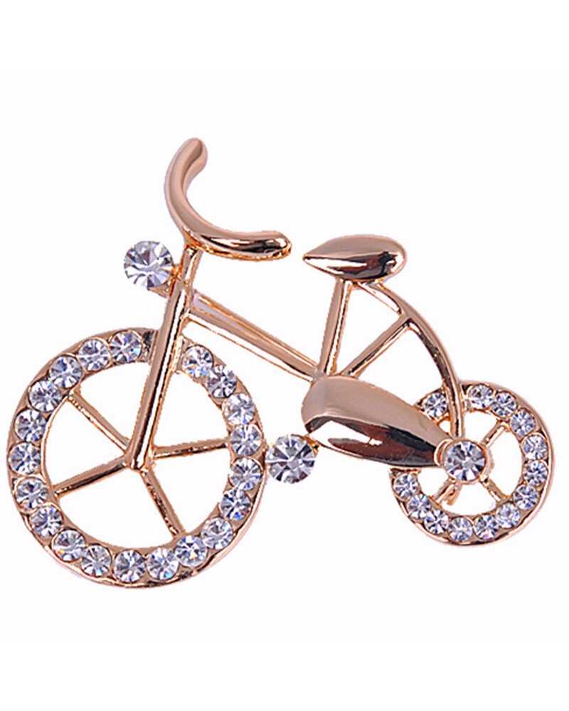 Bicycle Lover  Crystal Brooch