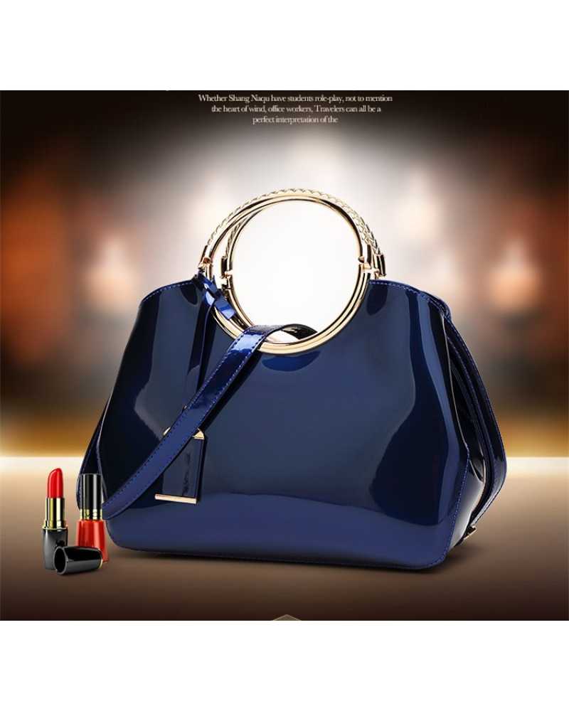 Hot Selling Patent Leather Women Hand / shoulder Bag