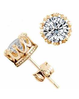 White Stone Lovely Earrings