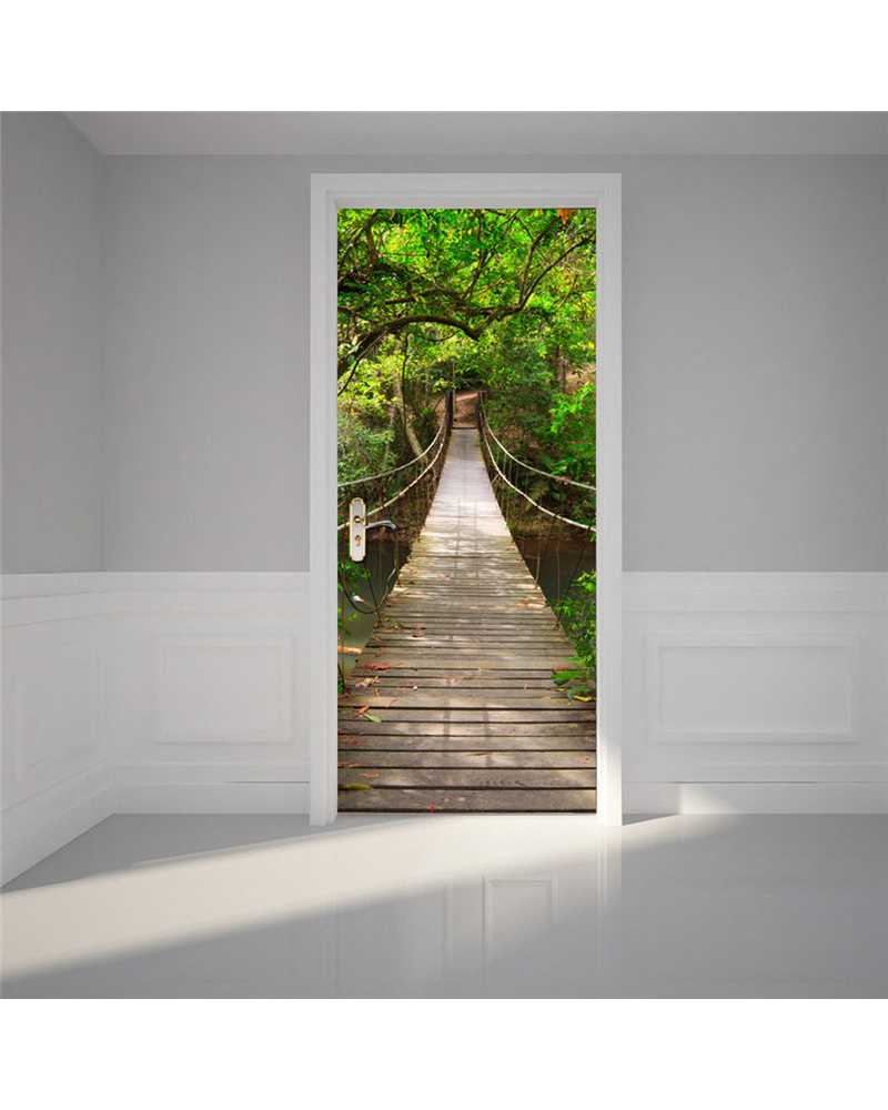 3D Great View Waterproof Door Stickers