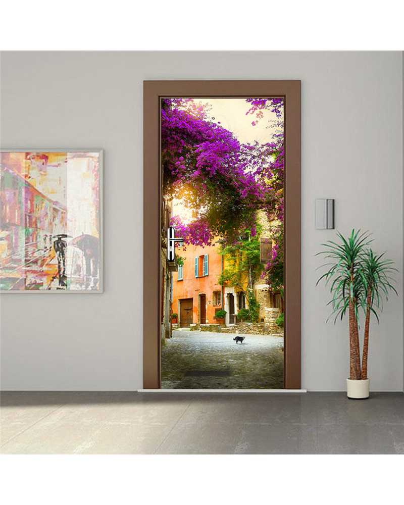 3D Awesome View Waterproof Door Stickers