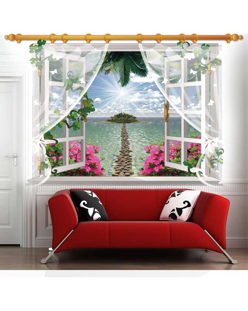 3D Beautiful Scenery Wall Stickers