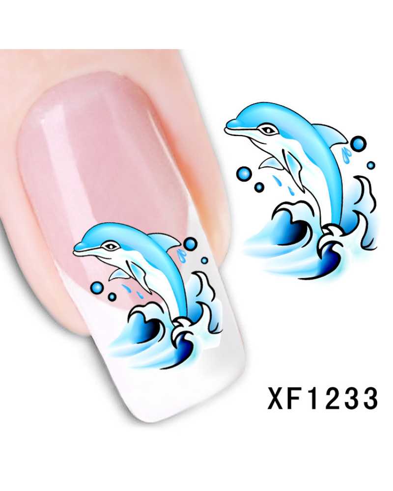 Dolphin Design Nail Stickers