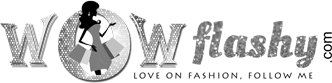 WOWFlashy - Love on Fashion Follow me - Grayscale Logo